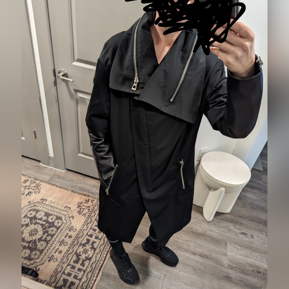 RUDSAK - asymetrical trench coat L